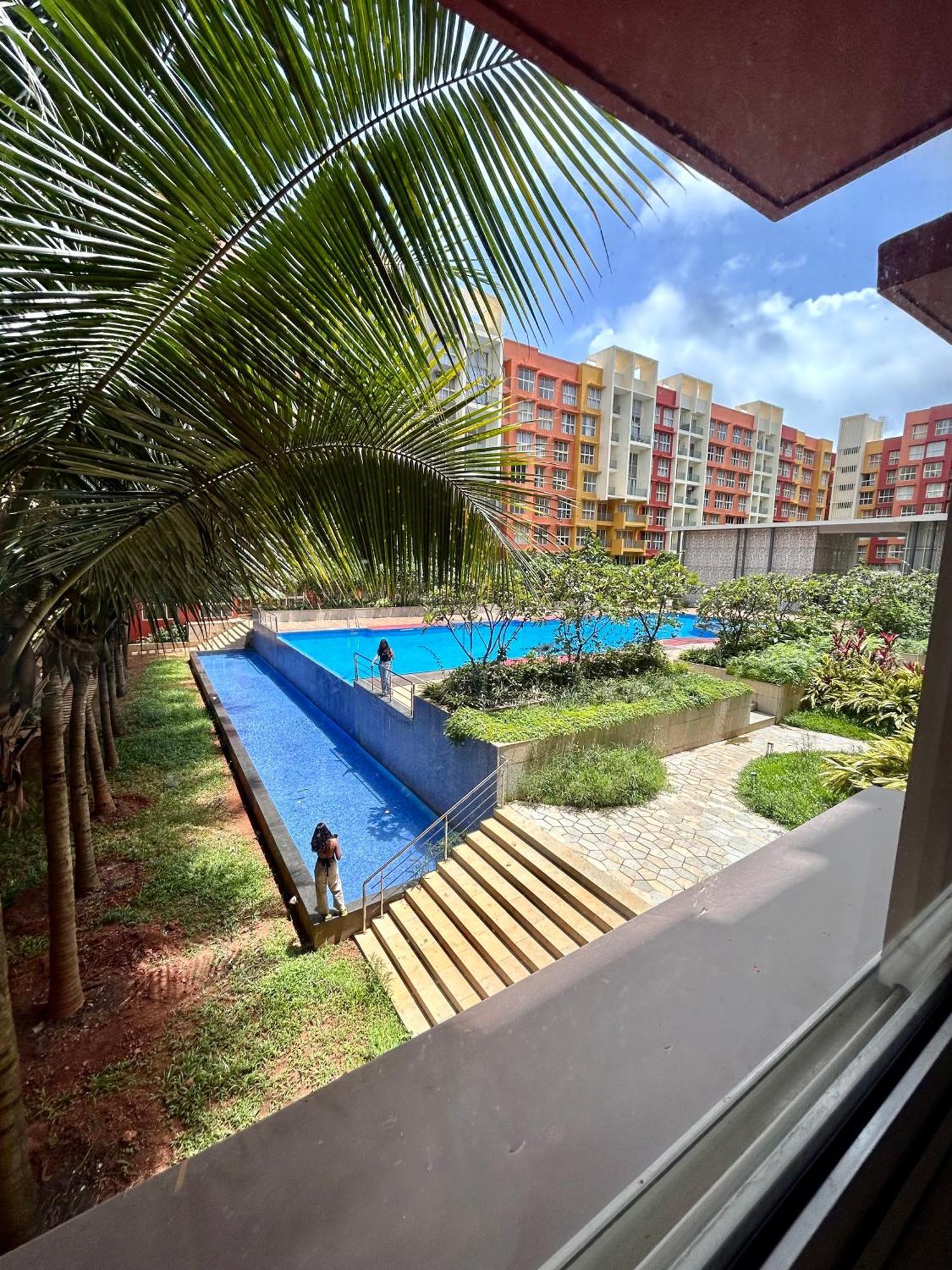 Pool And Garden View Good Stay Premium 2 Bhk Flat 104 Dabolim Exteriér fotografie